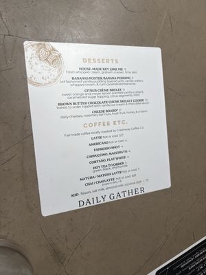Menu photo 3 Daily Gather Houston, TX Menu photo 3 Daily Gather Houston, TX