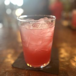 House Wine & Bistro - Prickly Pear Lemonade- YUM!