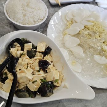 Hot Space Grilled Fish - Cold Tofu with 100 year old egg. - Szechuan Near Me - Flushing, New York