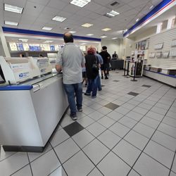 US Post Office - Long long lines.