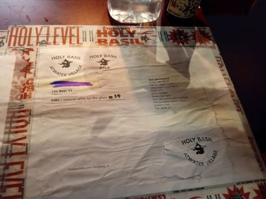 Menu photo 6 Holy Basil Los Angeles, CA