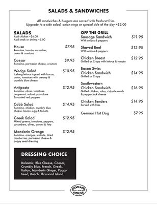 Menu photo 4 The Cleveland House Cleveland, NY