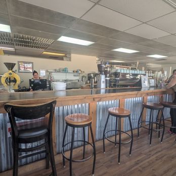 Corter Coffee Roasters - Seating at the bar - Coffee Roasteries Near Me - Colorado Springs, Colorado