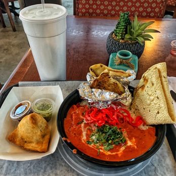 It’s a Punjabi Affair - Butter Chicken with Samosa - Indian Near Me - Amarillo, Texas It’s a Punjabi Affair - Butter Chicken with Samosa - Indian Near Me - Amarillo, Texas