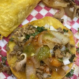 Beef street tacos