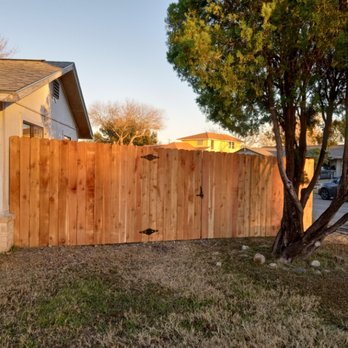 Kritical Fence - Front of house with walk gate. ..by Ken - Fences & Gates Near Me Kritical Fence - Front of house with walk gate. ..by Ken - Fences & Gates Near Me