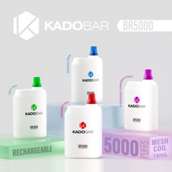 TNT Vapes and Smokeshop - Kado Bar 5000 puffs $24.99 and comes with charging cord.