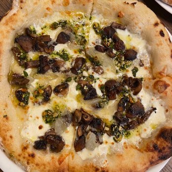 Pizzeria Irene - Fungi (mushroom) pizza - Pizza Near Me - Orange, California