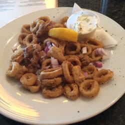 The Roof Top Bar And Grill - Calamari with hard dip? $11.97