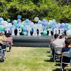 Balloons add that festive touch to any event.