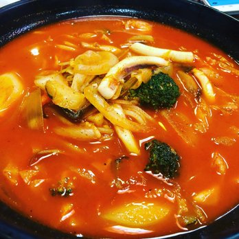Bbong - Jjampong (Spicy Seafood Noodle Soup) - Korean Near Me - Coquitlam, British Columbia