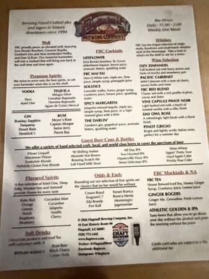 Menu photo 2 Flagstaff Brewing Company Flagstaff, AZ