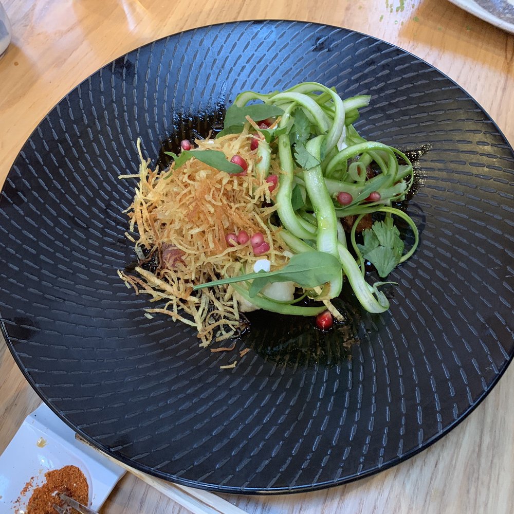Kobe Cuisine - Millbrook Resort - Under all the vegetables are s few scsllops - Japanese Near Me - Arrowtown, OTA