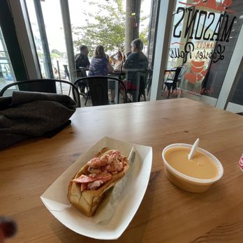 Mason's Famous Lobster Rolls - Harborplace - Classic Lobster Roll, Lobster bisque cup - Seafood Near Me - Baltimore, Maryland Mason's Famous Lobster Rolls - Harborplace - Classic Lobster Roll, Lobster bisque cup - Seafood Near Me - Baltimore, Maryland
