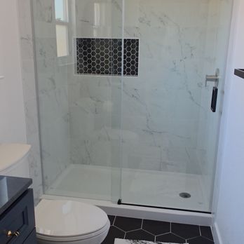 American Kitchen Company - View of new shower and floor - General Contractors Near Me - Concord, California American Kitchen Company - View of new shower and floor - General Contractors Near Me - Concord, California