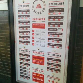 Pigtrain Coffee Co - Pigtrain Menu. - Coffee & Tea Near Me - Denver, Colorado