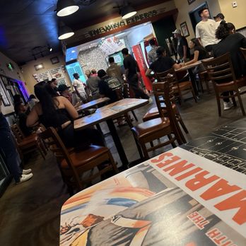 Wingstop - No one eating. Literally every single person waiting for their order lmao. Add at least 100 mins to your estimated time for pick up. - Chicken Wings Near Me - Mililani, Hawaii