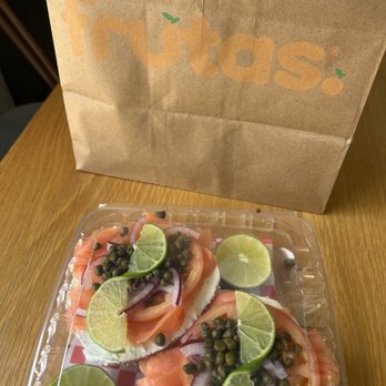 Frutas - Salmon bagel to go order - Juice Bars & Smoothies Near Me - Chula Vista, California Frutas - Salmon bagel to go order - Juice Bars & Smoothies Near Me - Chula Vista, California