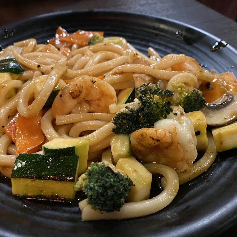 Udon with shrimp Udon with shrimp