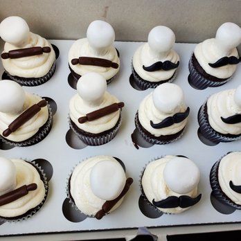 JoJo Cakes - Chef's hat, rolling pin, and mustache design. It all turned out very cute. - Bakeries Near Me - Fountain Valley, California