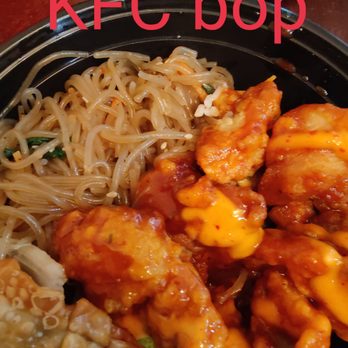 K-Bop Korean Kitchen - Kfc bop. Comes with rice, noodles, and a dumpling - Korean Near Me - Jacksonville, Florida K-Bop Korean Kitchen - Kfc bop. Comes with rice, noodles, and a dumpling - Korean Near Me - Jacksonville, Florida