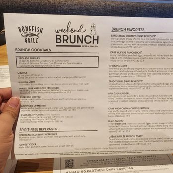 Bonefish Grill - Menu - Seafood Near Me - Las Vegas, Nevada Bonefish Grill - Menu - Seafood Near Me - Las Vegas, Nevada