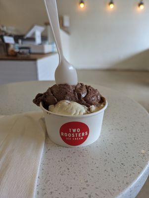 Two Roosters Ice Cream by null