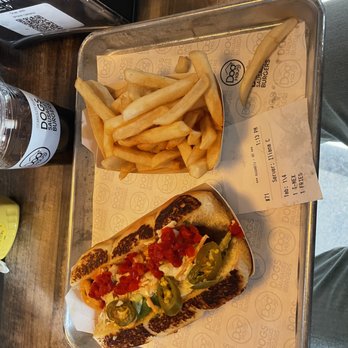 Dog Haus Biergarten - T-mex with fries. - Burgers Near Me - Gaithersburg, Maryland