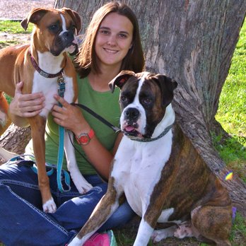 Central Bark Doggy Day Care - Amanda, our Master Groomer with her pack! - Pet Sitting Near Me - Mequon, Wisconsin Central Bark Doggy Day Care - Amanda, our Master Groomer with her pack! - Pet Sitting Near Me - Mequon, Wisconsin