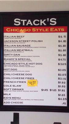 Menu photo 4 Stacks Chicago Style Eats Grand Haven, MI