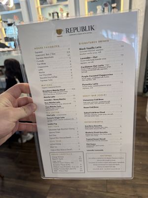 Menu photo 6 Republik Coffee Burbank Burbank, CA