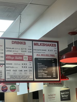 Menu photo 3 Five Guys Commack, NY
