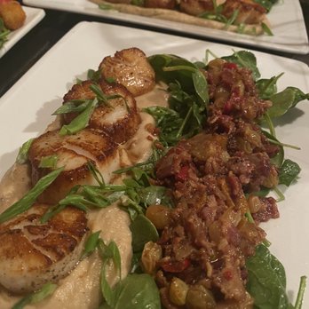 Keon's - Pan seared scallops - New American Near Me - Haverhill, Massachusetts