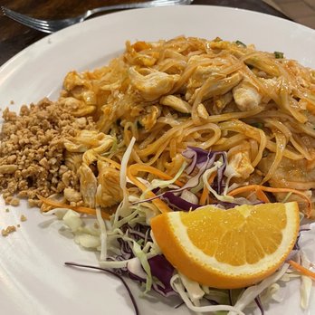 Tuptim Thai - Pad Thai with chicken - Thai Near Me - Topeka, Kansas Tuptim Thai - Pad Thai with chicken - Thai Near Me - Topeka, Kansas