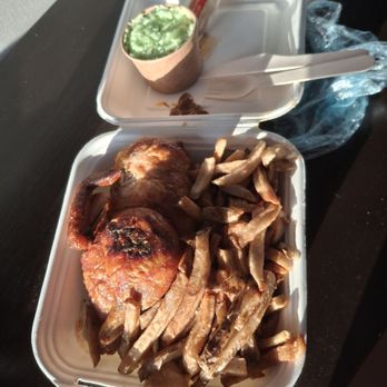 Coco Rico - Half roasted chicken with French fries and creamy slaw - Portuguese Near Me - Montreal, Quebec