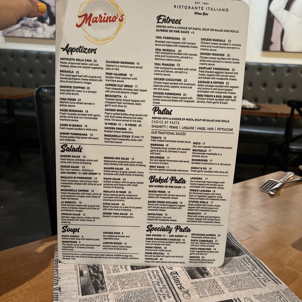 Menu Menu