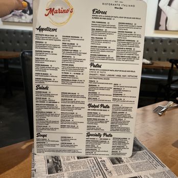 Marino's - Menu - Pizza Near Me - Miami, Florida Marino's - Menu - Pizza Near Me - Miami, Florida