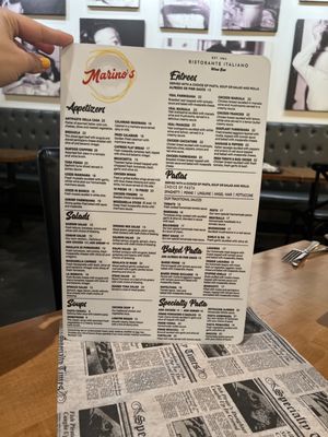 Menu photo 3 Marino's Miami, FL Menu photo 3 Marino's Miami, FL