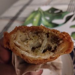 Dragon City - A dry a** egg roll cooked way too hard.