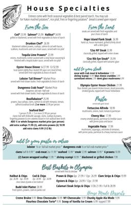 Menu photo 2 Olympia Oyster House Olympia, WA Menu photo 2 Olympia Oyster House Olympia, WA