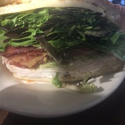 California club with hardly any ham. California club with hardly any ham.