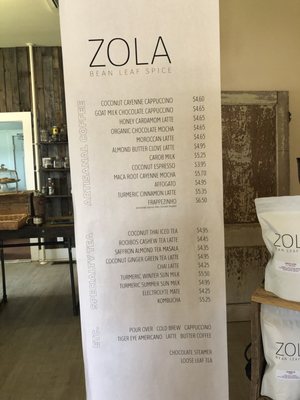 Menu photo 4 ZOLA Coffee & Tea Wilmington, NC Menu photo 4 ZOLA Coffee & Tea Wilmington, NC
