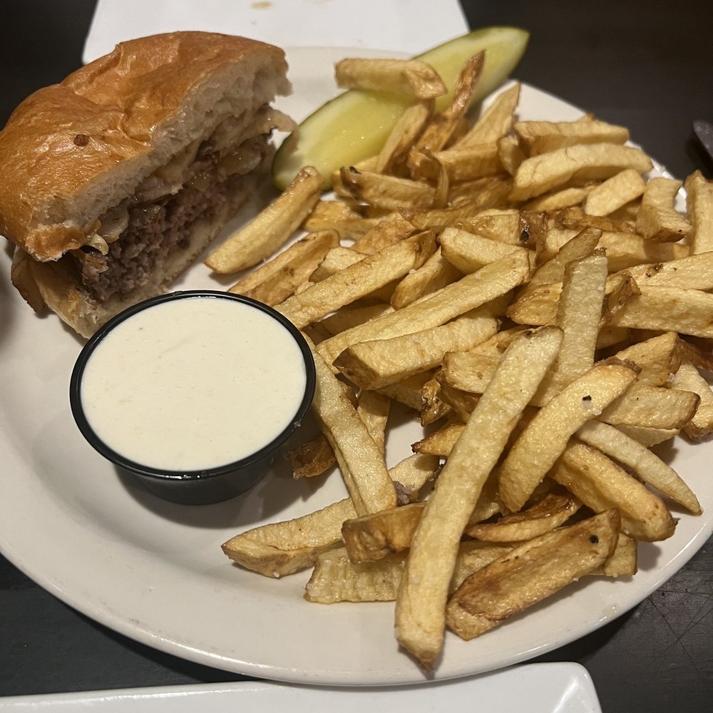 The Crimson House - The aristocrats burger. - New American Near Me - Pottsville, Pennsylvania The Crimson House - The aristocrats burger. - New American Near Me - Pottsville, Pennsylvania