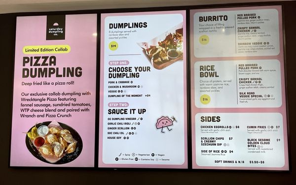 Menu photo 5 Saturday Dumpling Minneapolis, MN