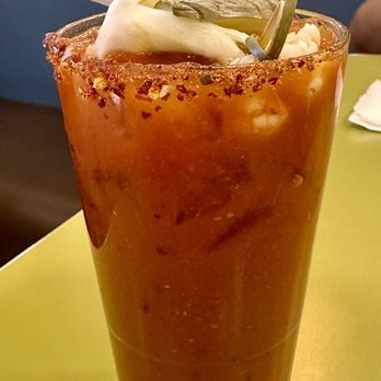 Snooze, an A.M. Eatery - Kimchi gochujang Bloody Mary - Breakfast & Brunch Near Me - Phoenix, Arizona Snooze, an A.M. Eatery - Kimchi gochujang Bloody Mary - Breakfast & Brunch Near Me - Phoenix, Arizona