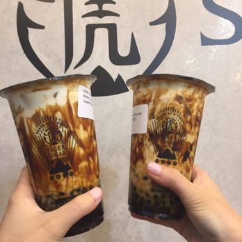 Tiger Sugar - Signature brown sugar bubble tea with fresh mousse cream - Bubble Tea Near Me - New York, New York Tiger Sugar - Signature brown sugar bubble tea with fresh mousse cream - Bubble Tea Near Me - New York, New York