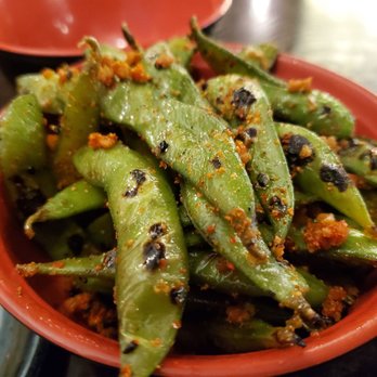 Blue Sushi Sake Grill - Charred Spicy Edamame - Sushi Bars Near Me - Des Moines, Iowa Blue Sushi Sake Grill - Charred Spicy Edamame - Sushi Bars Near Me - Des Moines, Iowa
