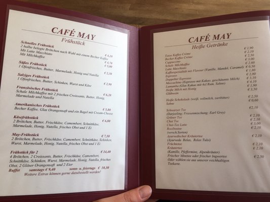 Menu photo 2 Café May Hamburg, HH