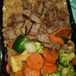 Saiko Eatery - NY Steak Plate with Fried Rice and Veggies