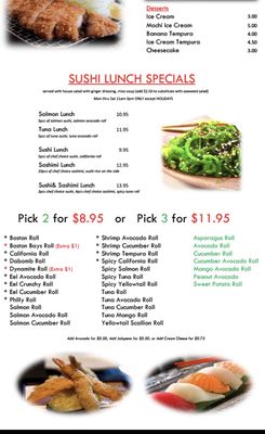Menu photo 3 Sushi Q7 Jessup, MD